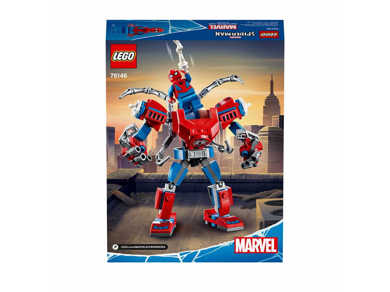 lego marvel super heroes mech spider-man.