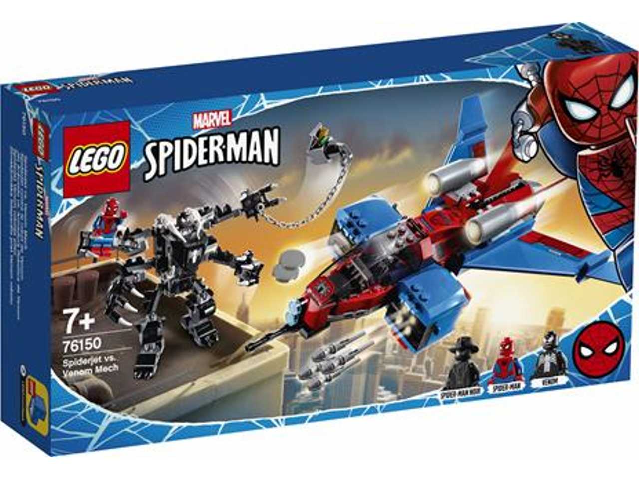 Lego marvel super heroes spiderjet vs. mech venom.