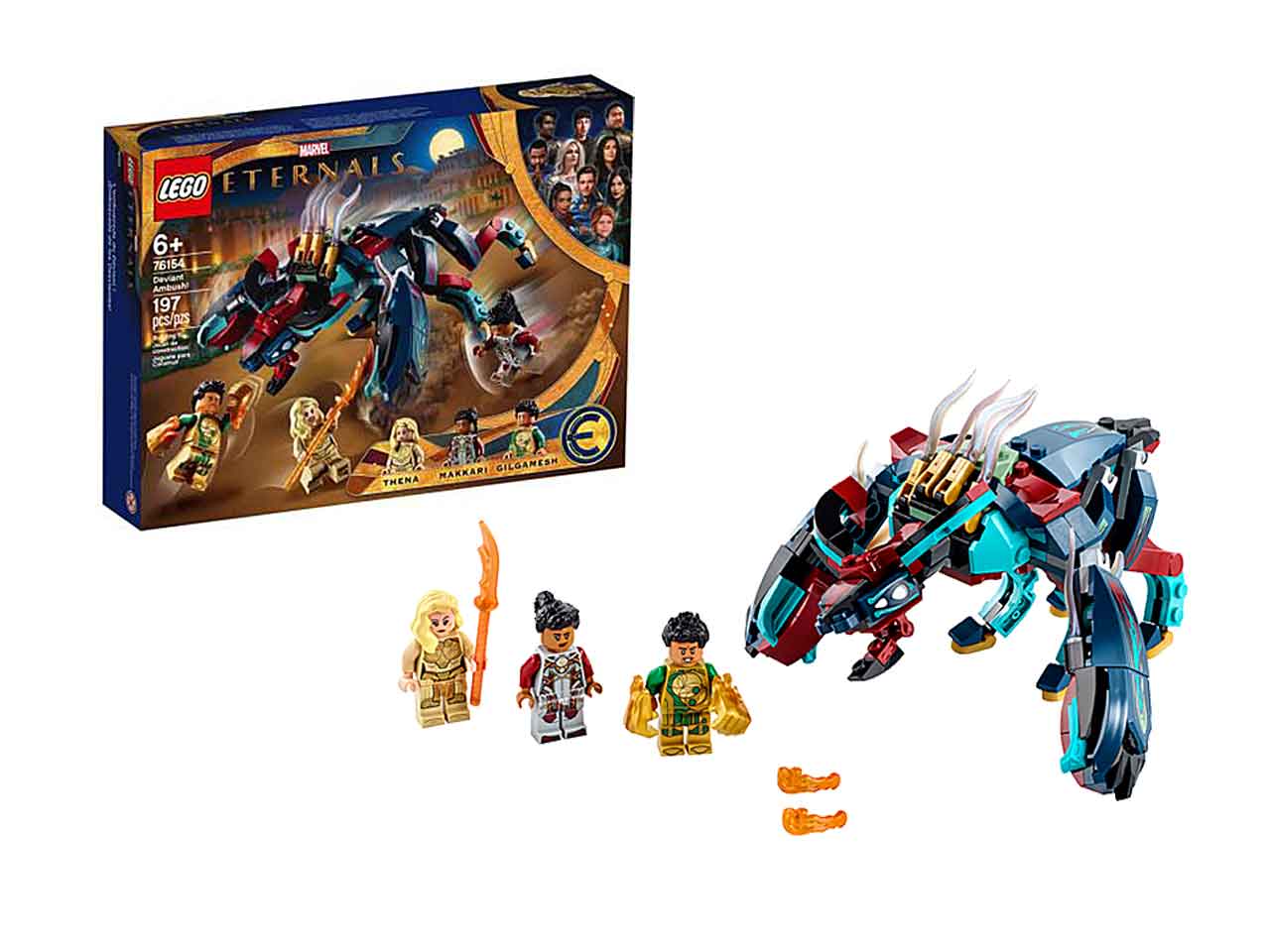 Lego marvel l'imboscata del deviant 76154