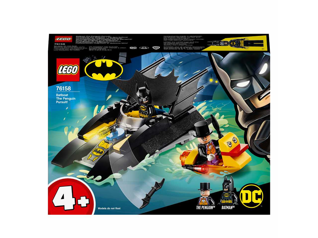 lego dc comics super heroes all’inseguimento del pinguino con la bat-barca!.