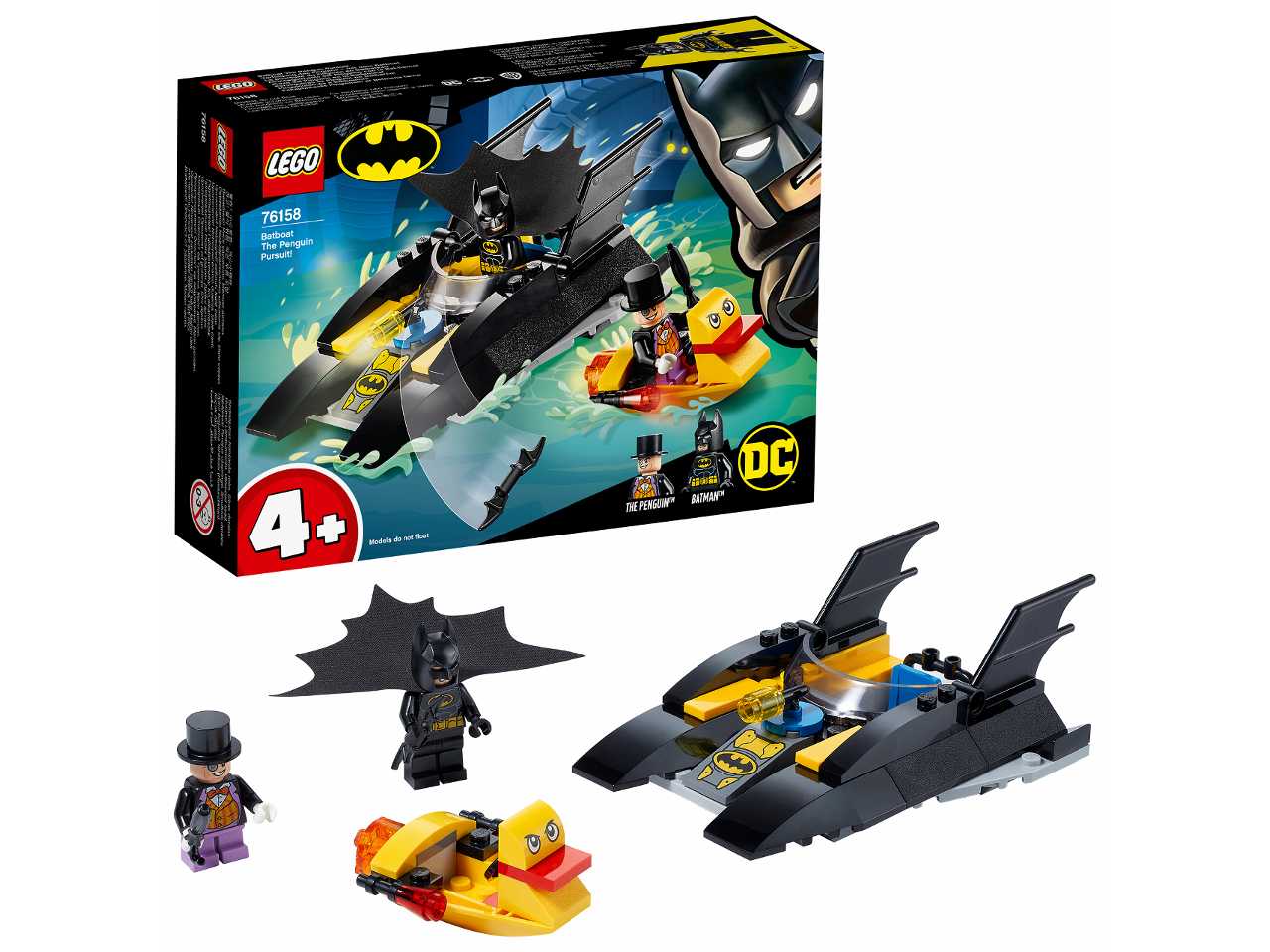 lego dc comics super heroes all’inseguimento del pinguino con la bat-barca!.