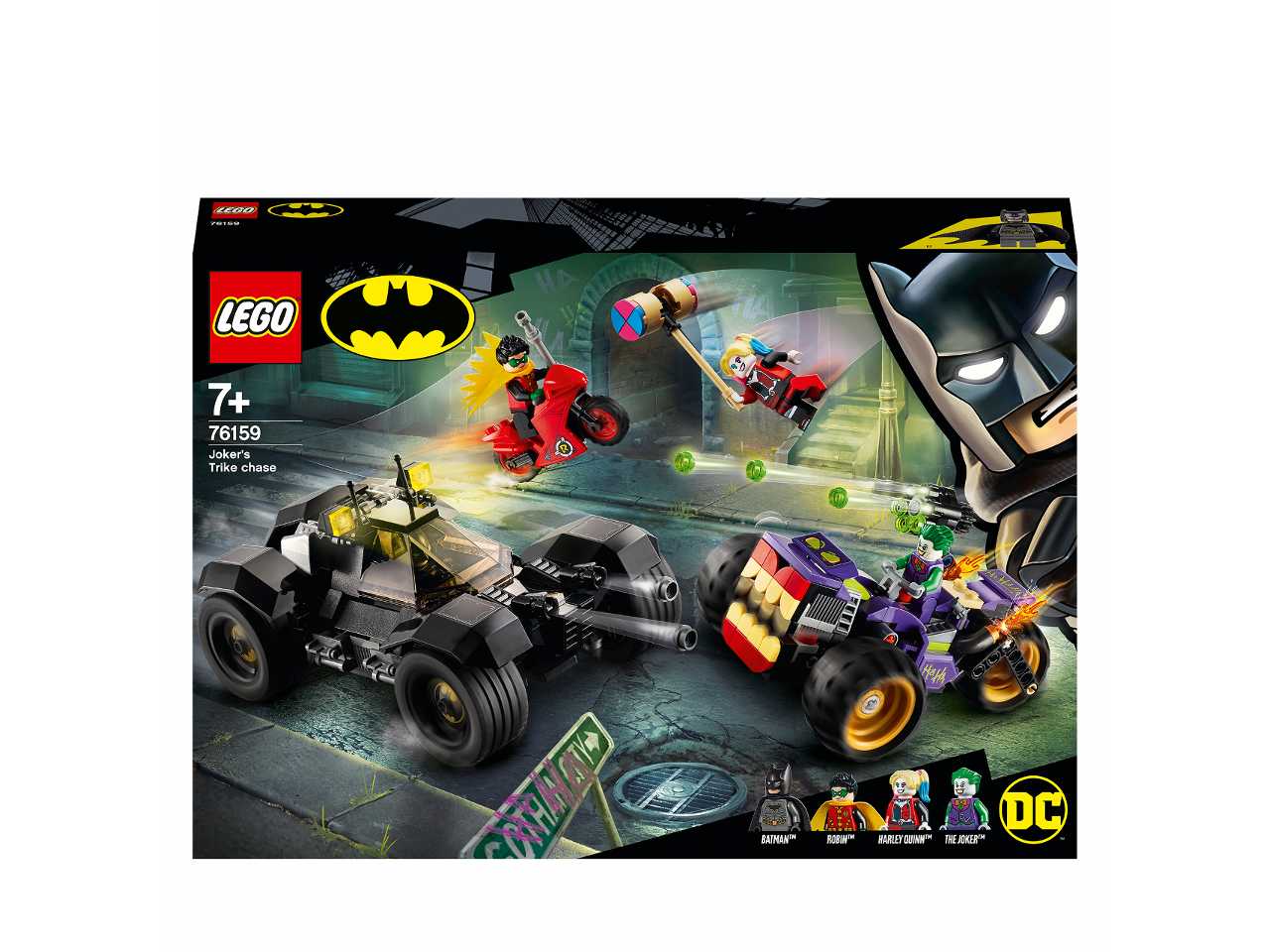 lego dc comics super heroes all’inseguimento del tre-ruote di joker.