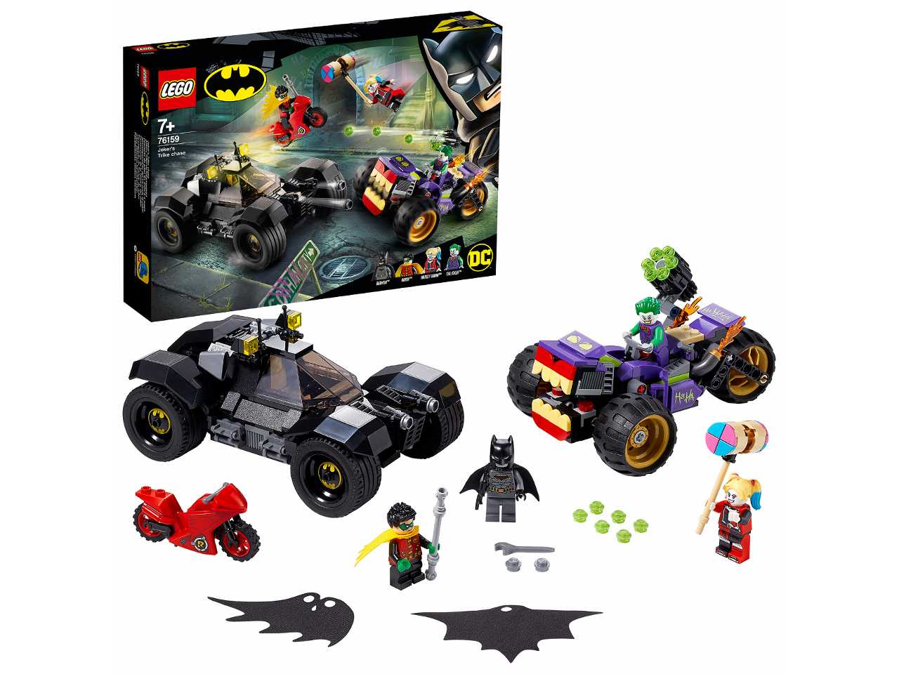 lego dc comics super heroes all’inseguimento del tre-ruote di joker.