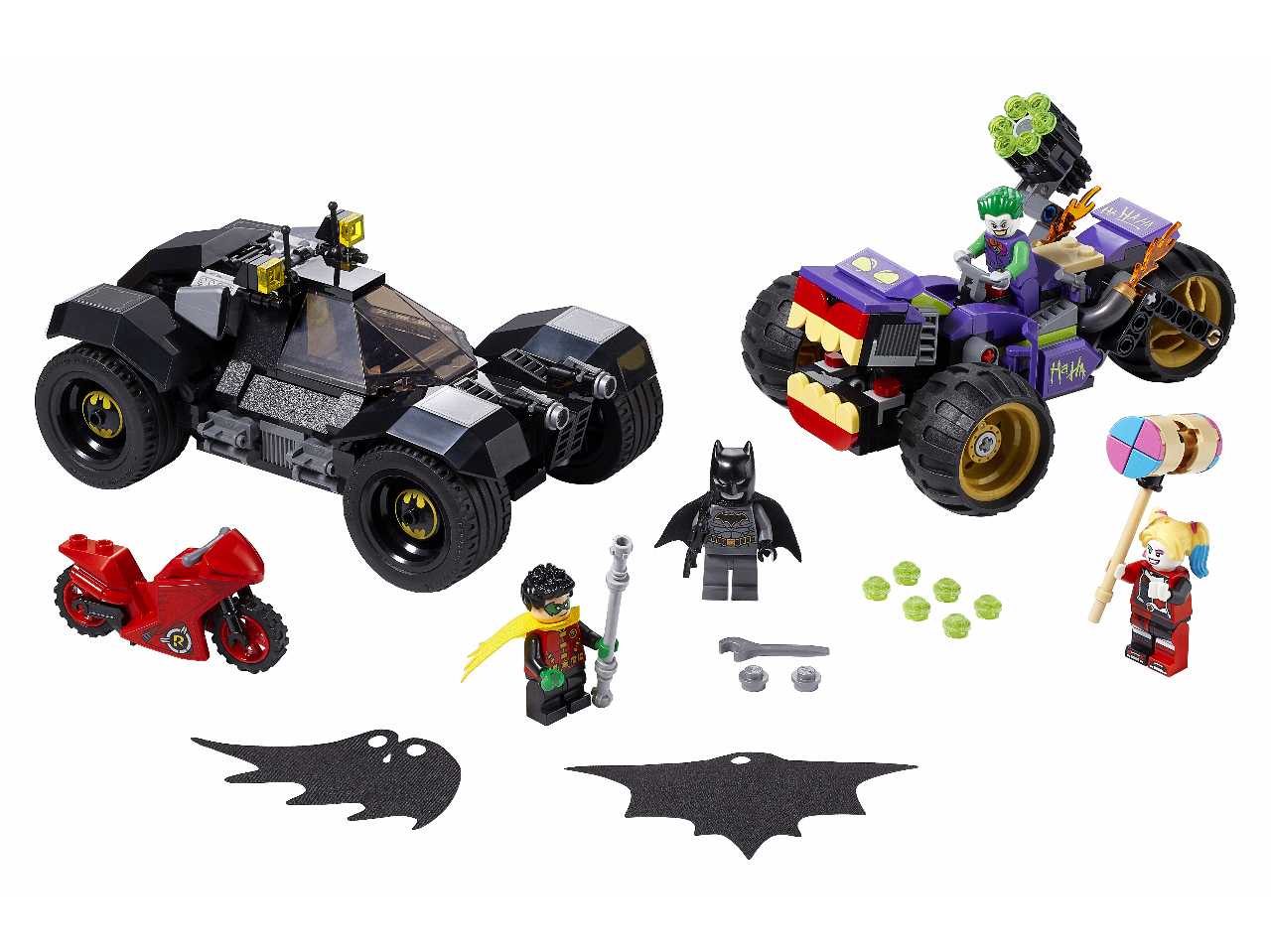 lego dc comics super heroes all’inseguimento del tre-ruote di joker.