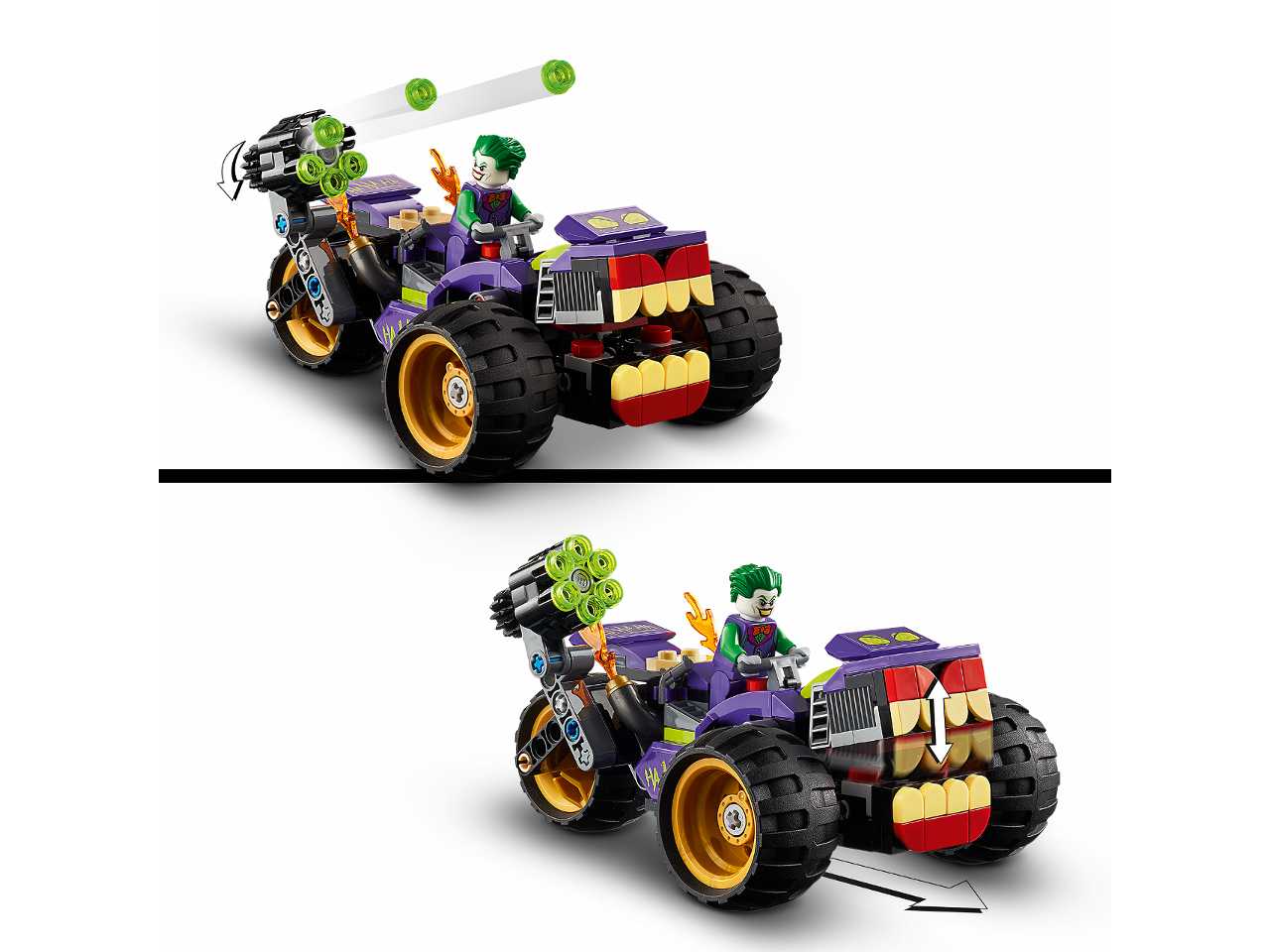 lego dc comics super heroes all’inseguimento del tre-ruote di joker.