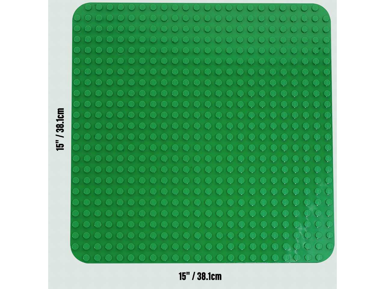 lego duplo base verde.