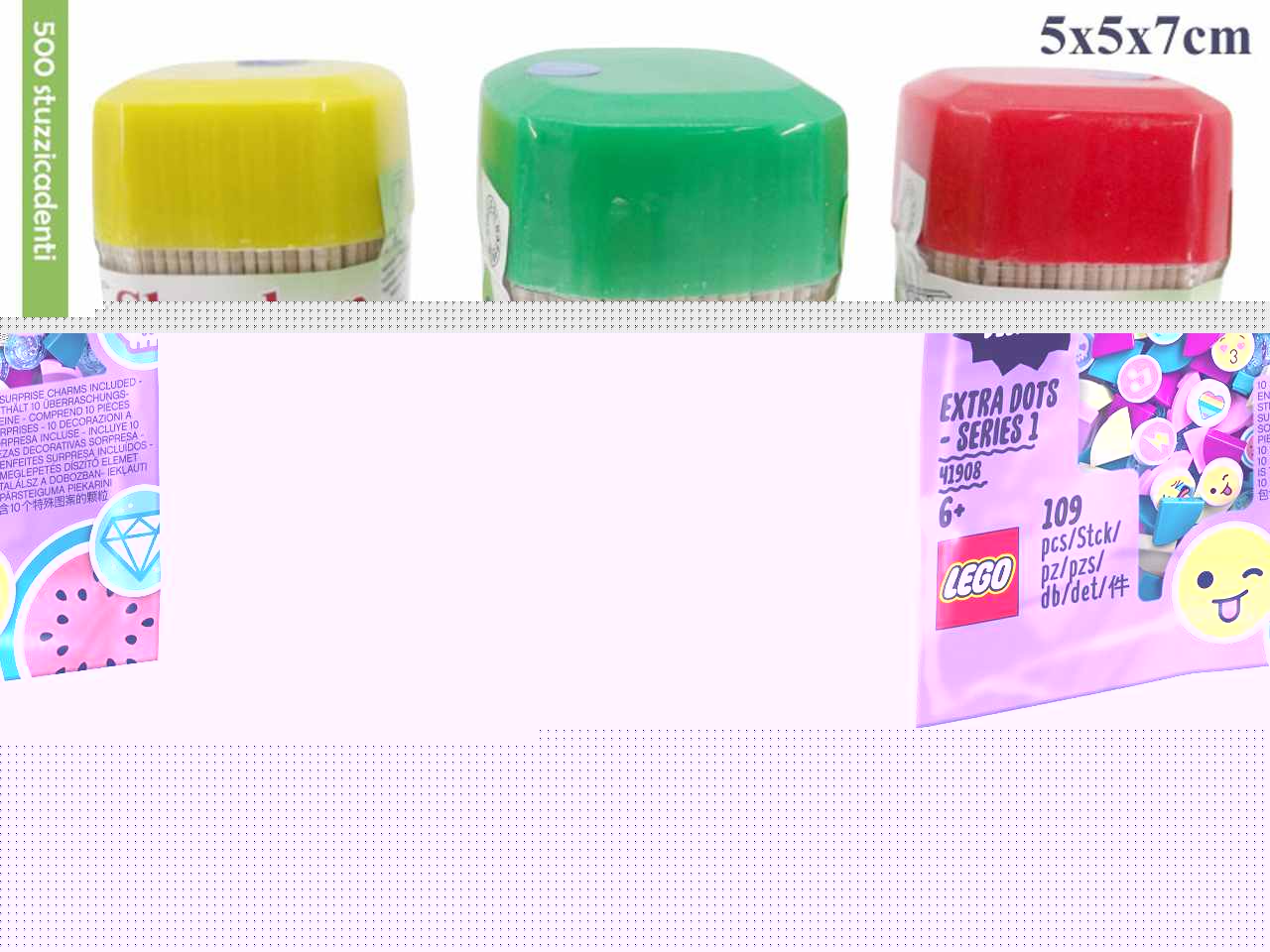 Lego dots accessori - serie 1 - 41908.