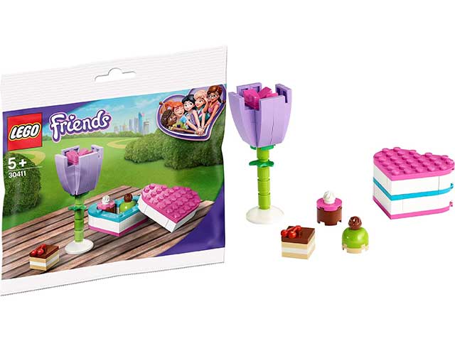 Lego friends scatola di cioccol.e fiore 30411