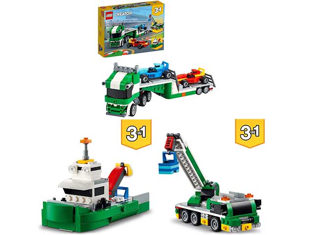 Lego creator trasportatore di auto31113