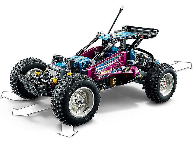 Lego technic buggy fuoristrada 42124