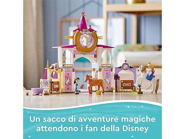 Lego disney princess le scuderie reali 43195