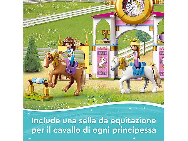 Lego disney princess le scuderie reali 43195