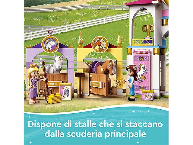 Lego disney princess le scuderie reali 43195