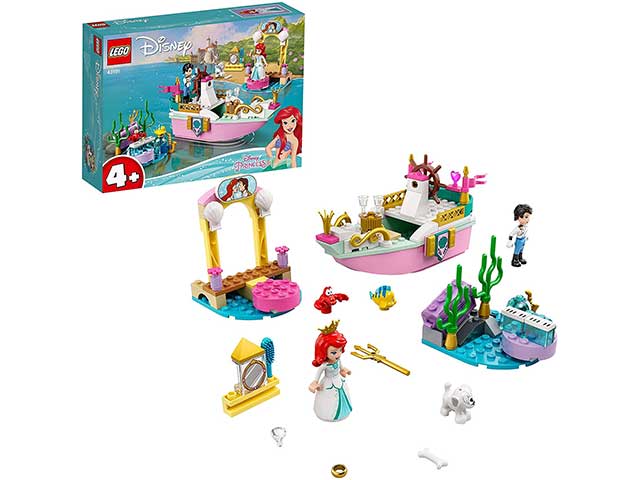 lego disney la barca della festa di ariel 43191
