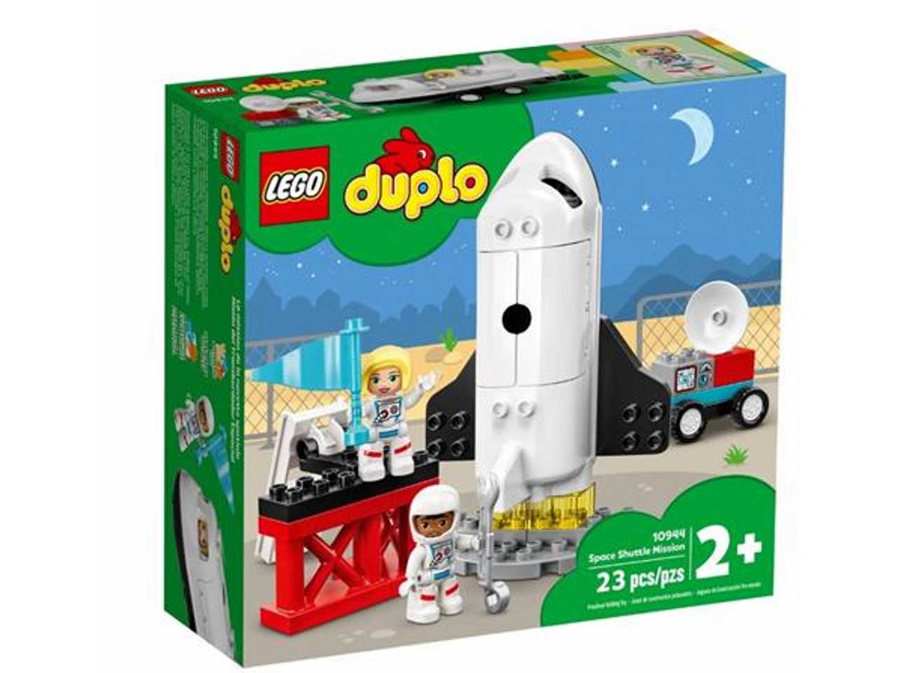 Lego duplo missione dello space shuttle.