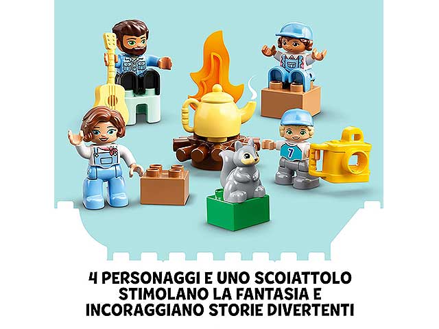 Lego lego duplo avv.in famiglia sul van 10946