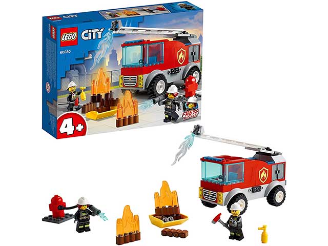 Lego city autopompa con scala 60280