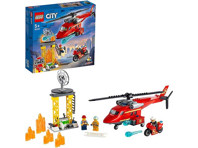 Lego city elicottero antincendio 60281