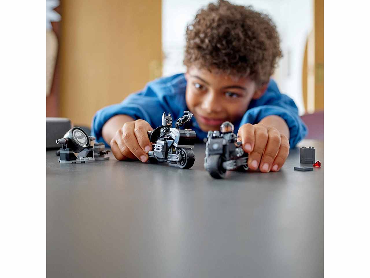 Lego dc inseg.sulla moto di batman76179
