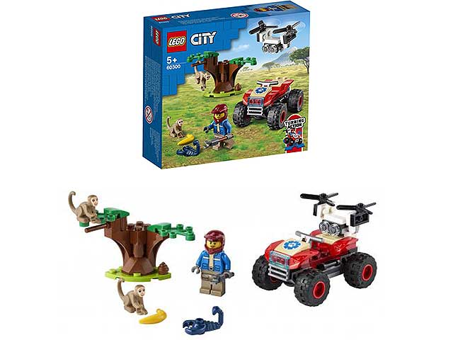 Lego city atv di soccorso animale 60300