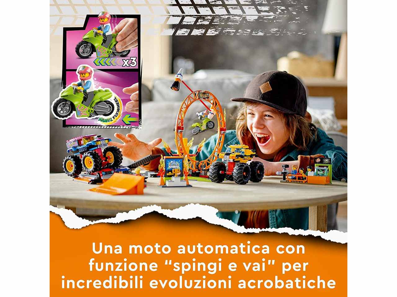 Lego city arena dello stunt show 60295