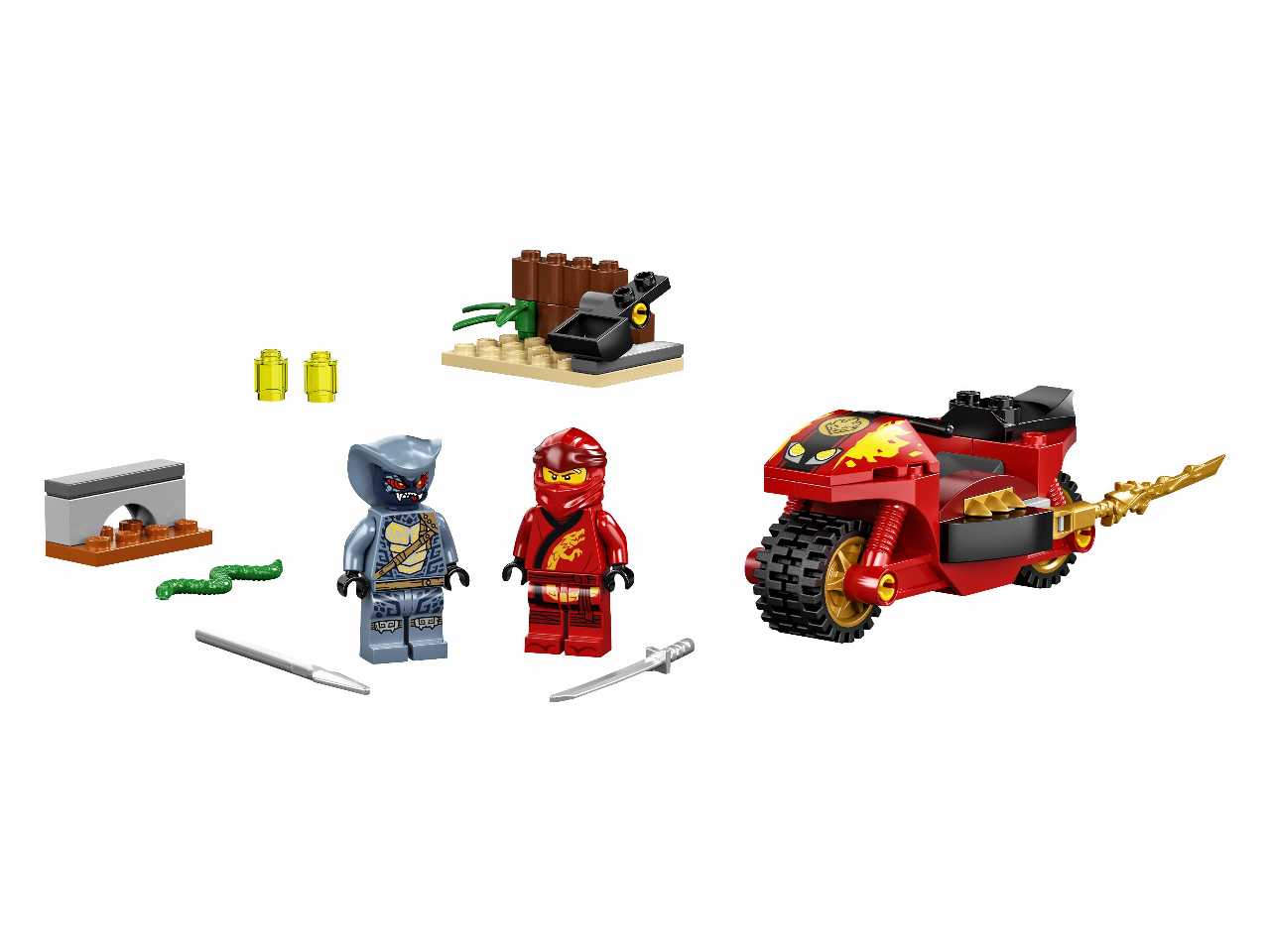 Lego ninjago la moto di kai.