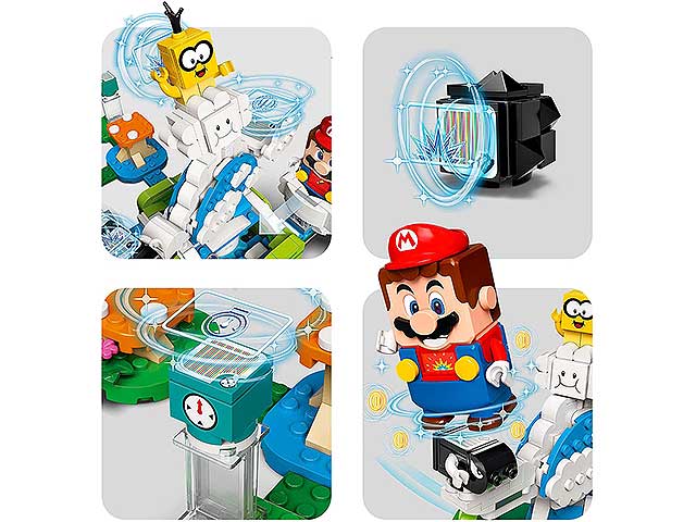 Lego super mario il mondo cielo di lakitu 71389