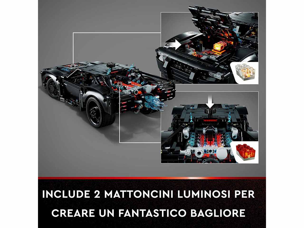 Lego technic batmobile di batman 42127