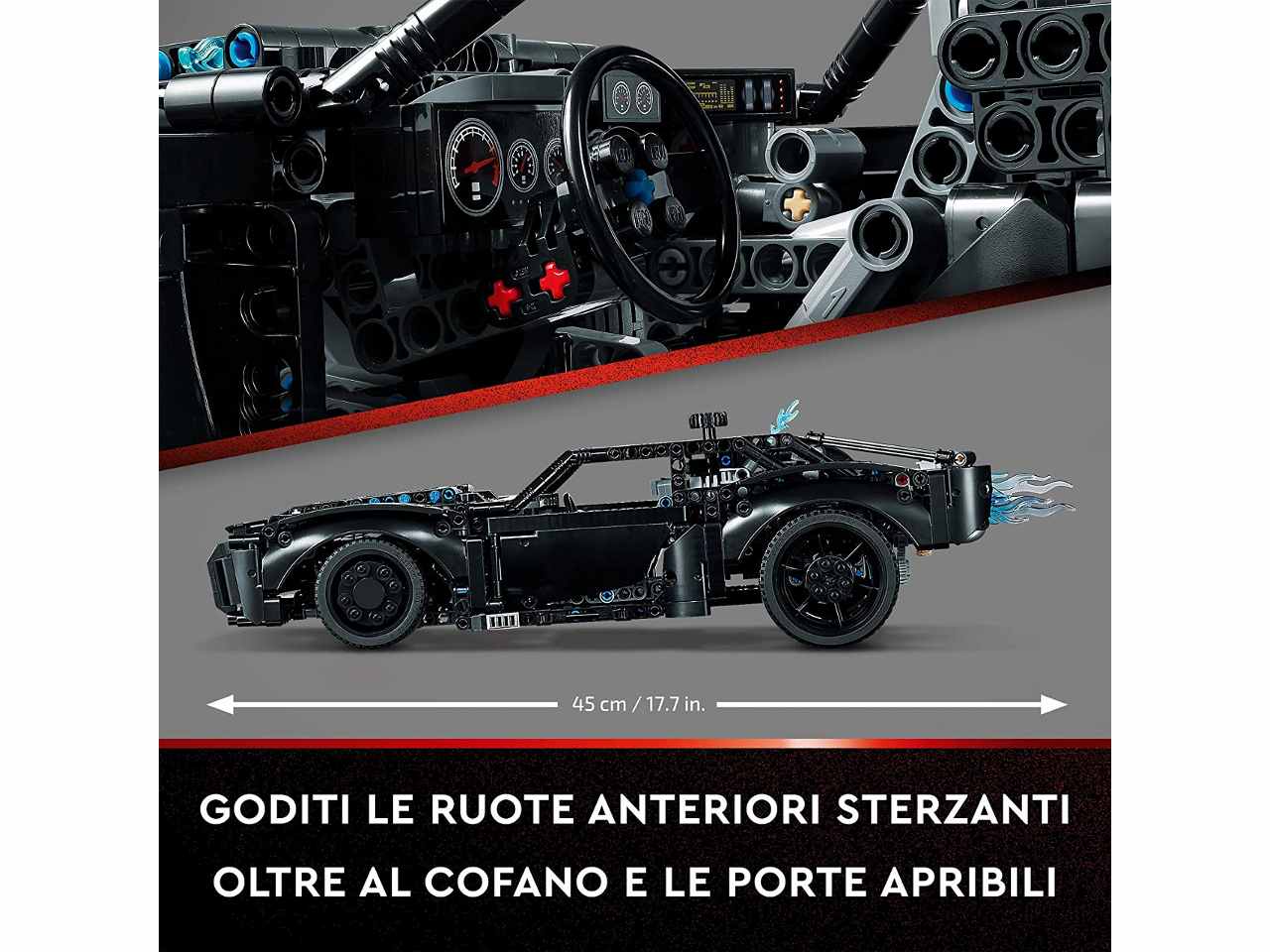 Lego technic batmobile di batman 42127