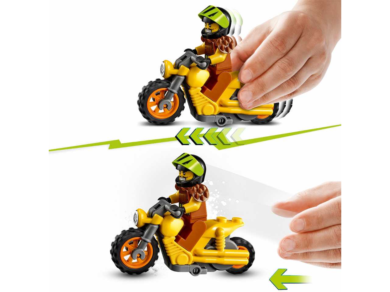 Lego stunt bike da demolizione.