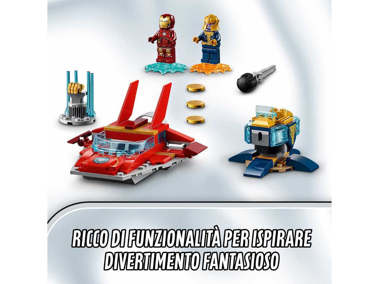 Lego marvel super heroes iron man vs. thanos.