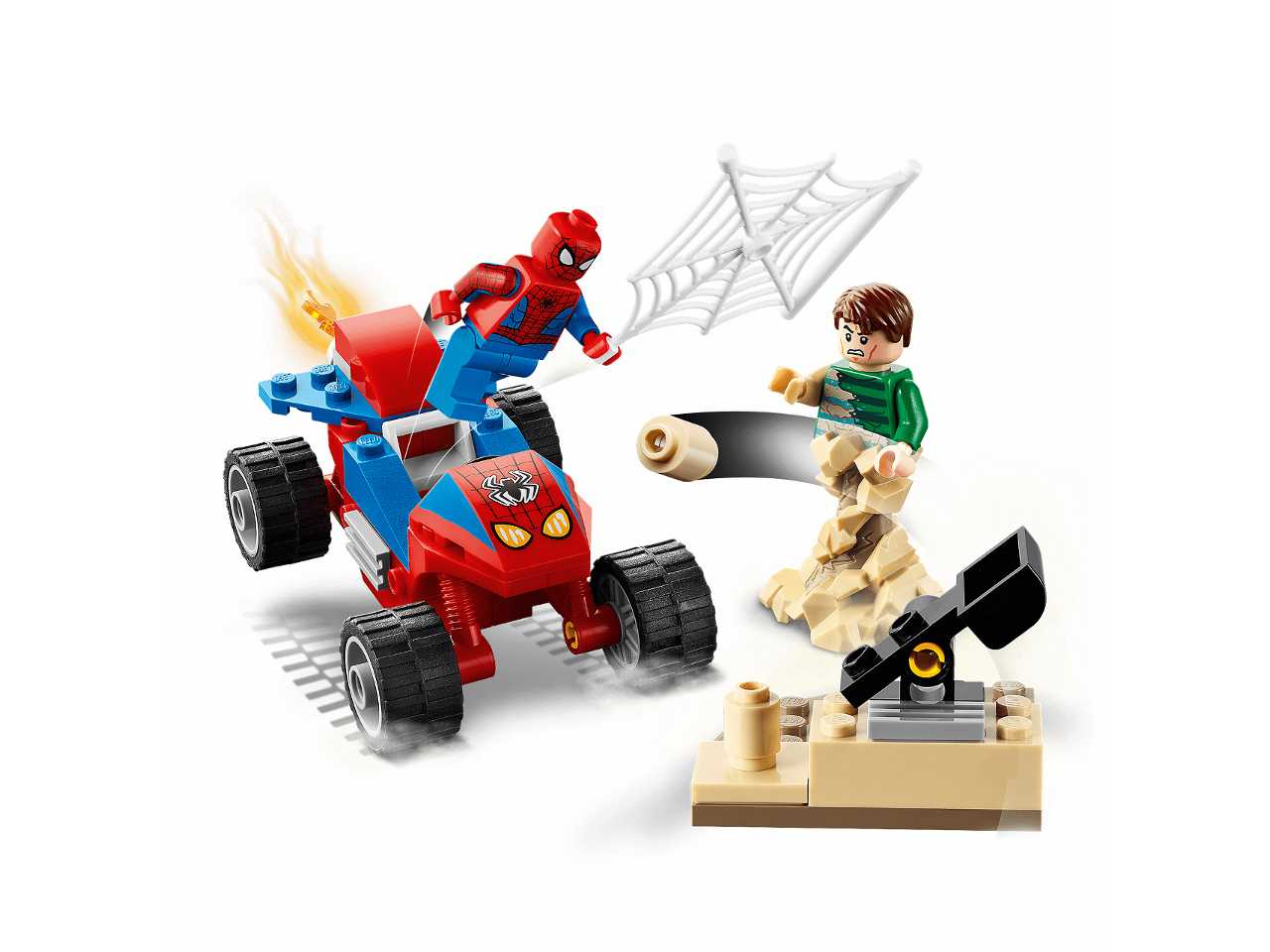 lego marvel super heroes la resa dei conti tra spider-man e sandman.