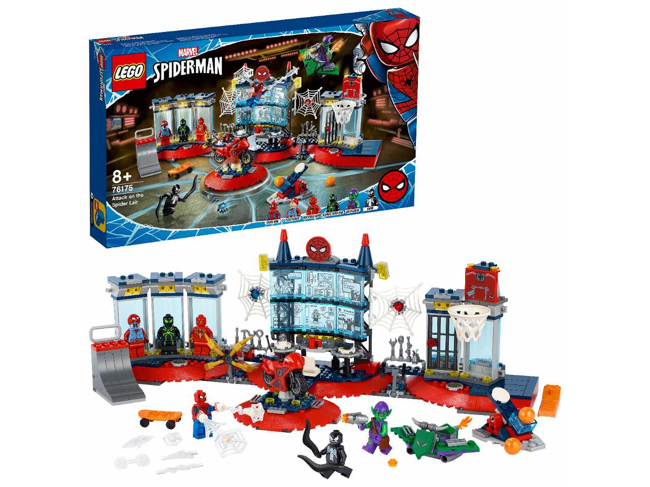 Lego marvel super heroes attacco al covo del ragno.