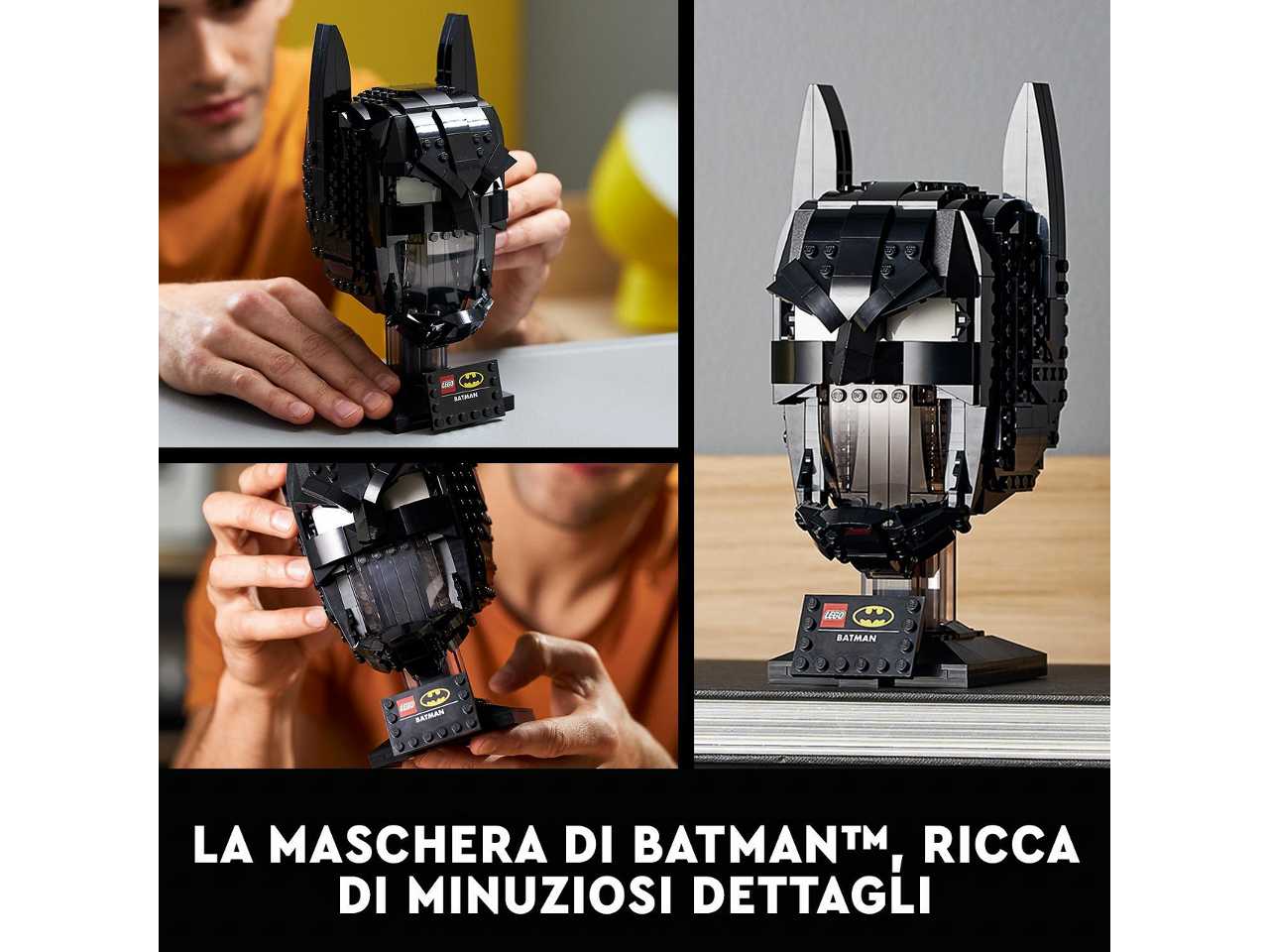 Lego dc comics super heroes cappuccio di batman.