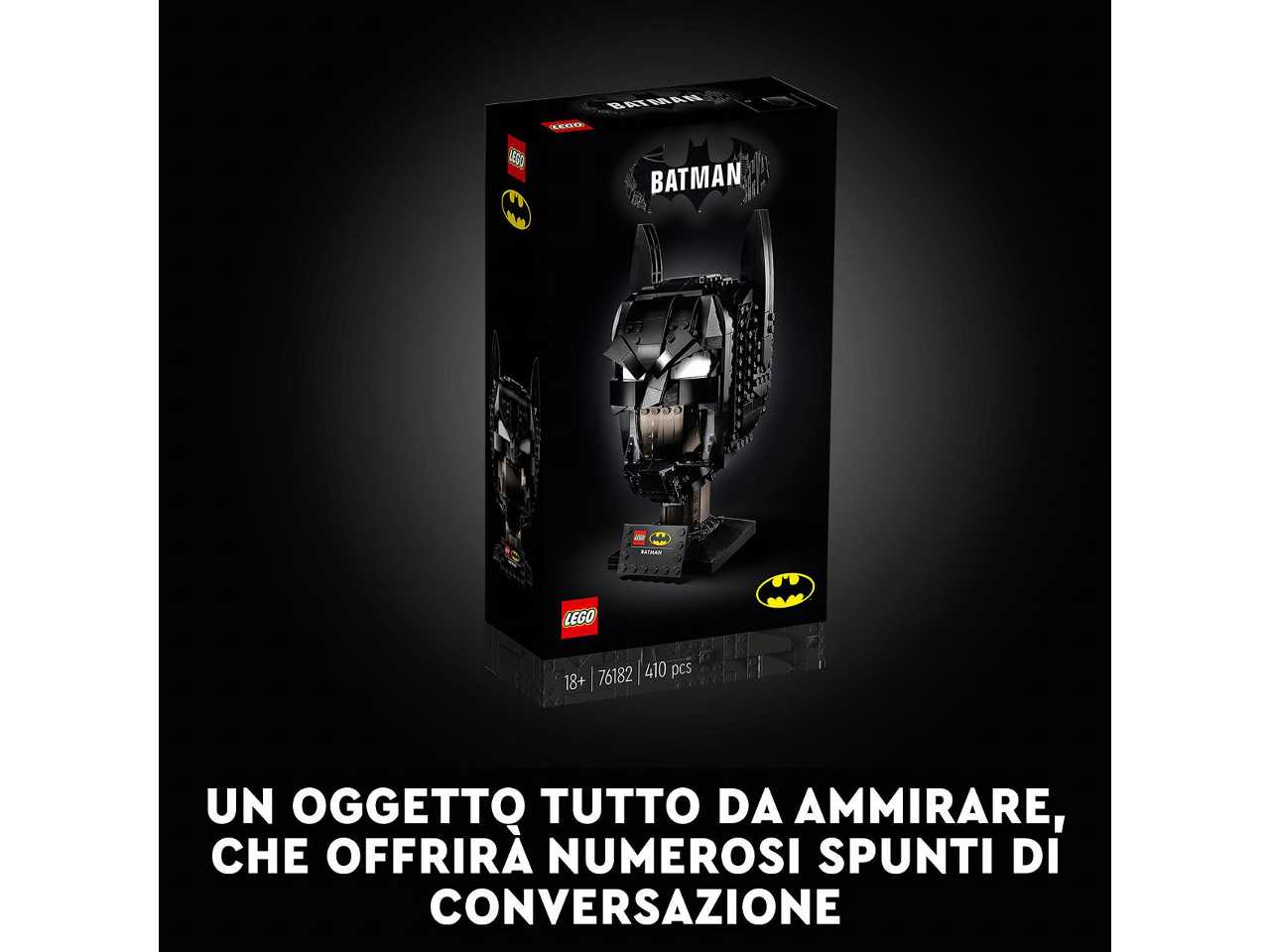 Lego dc comics super heroes cappuccio di batman.