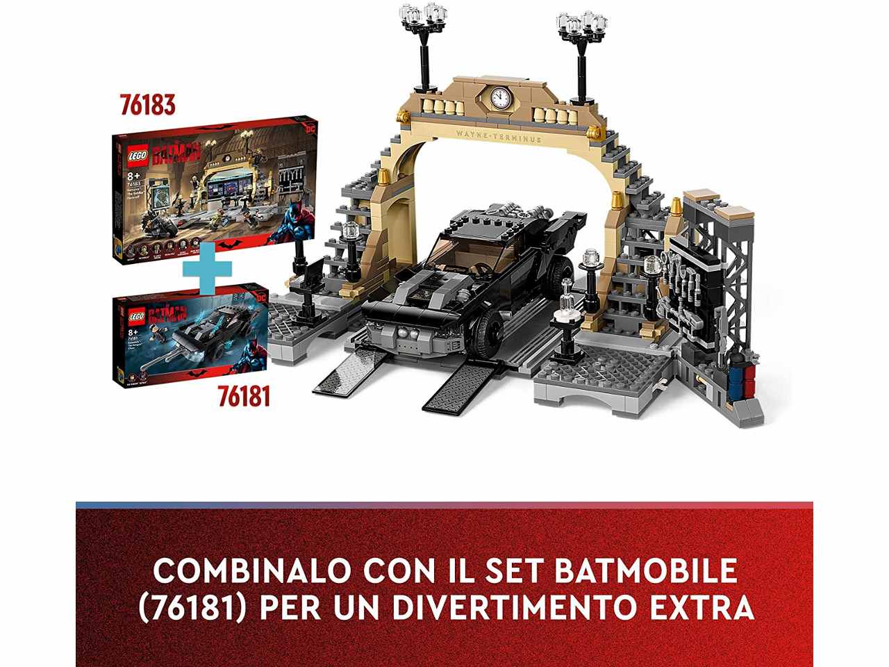Lego dc batcaverna faccia a faccia c/the riddler 7