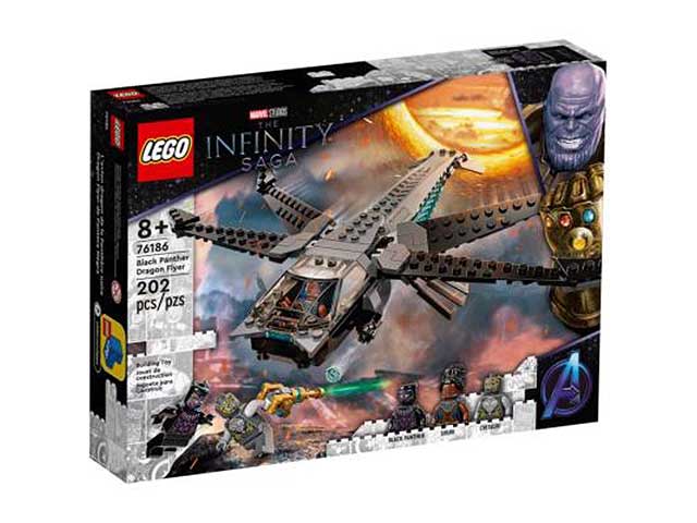 Lego marvel il dragone volante 76186