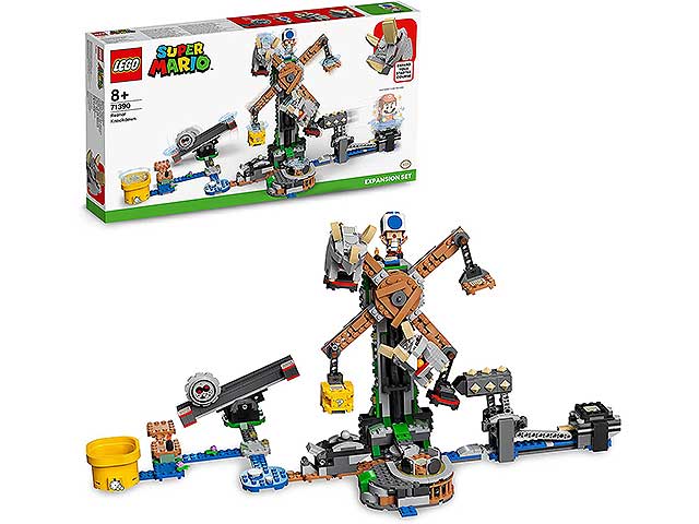 Lego super mario l'abbattimento dei reznor 71390