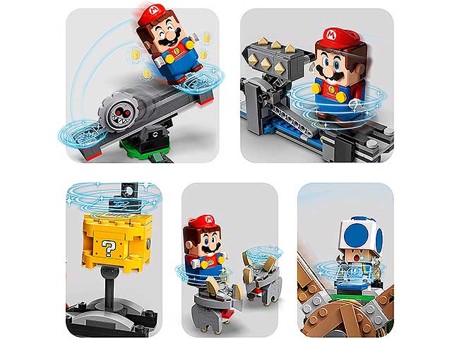 Lego super mario l'abbattimento dei reznor 71390