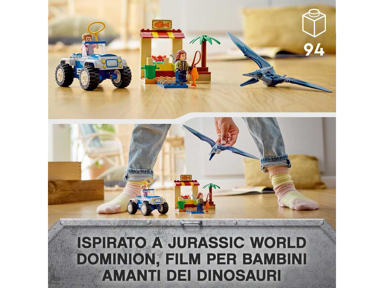Lego inseguimento dello pteranodonte.