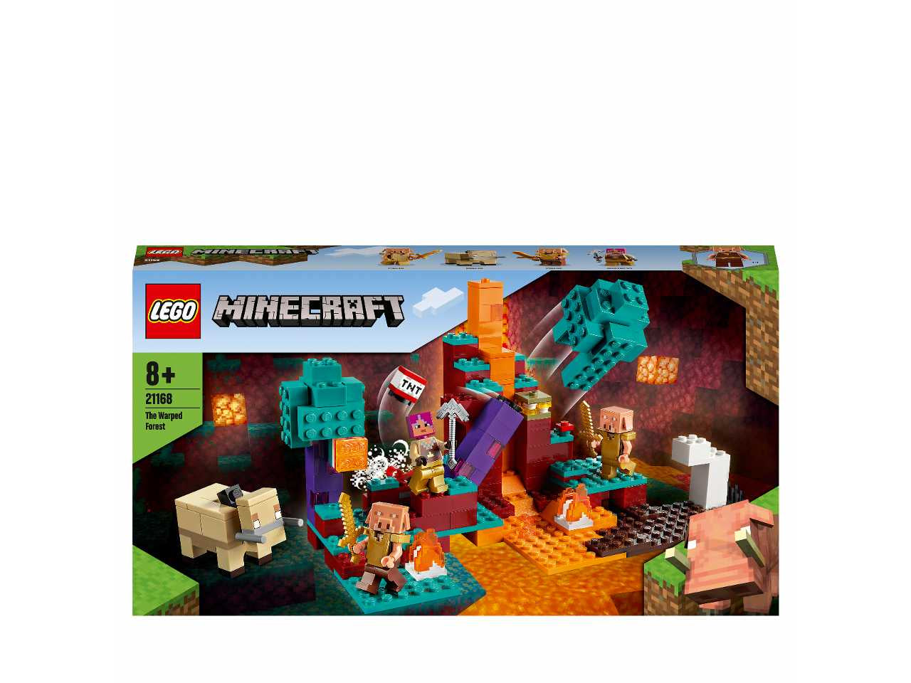 Lego minecraft la warped forest.