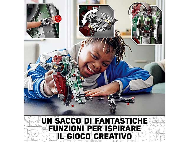Lego star wars astronave di boba fett 75312