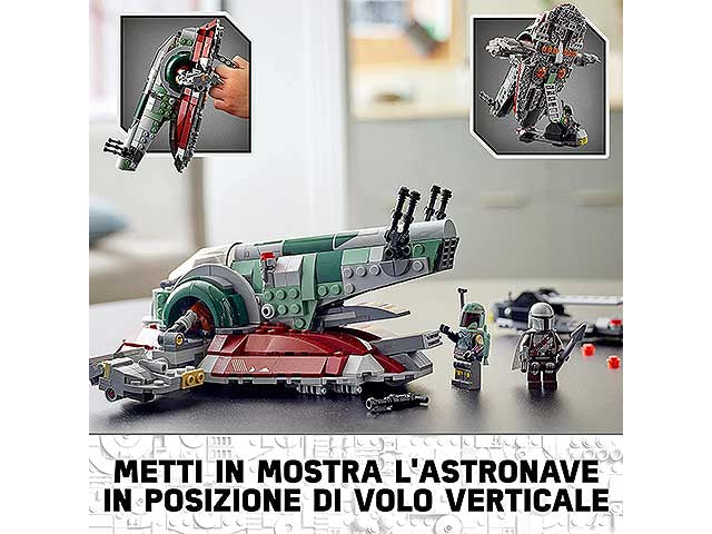 Lego star wars astronave di boba fett 75312