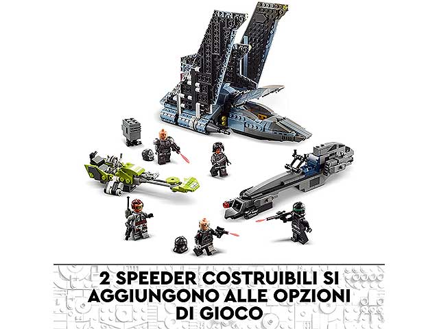 Lego star wars shuttle di att.the bad batch 75314