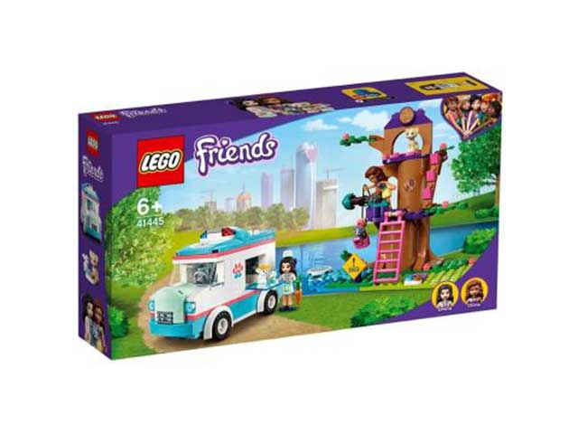 Lego friends l'ambulanza veterin.41445