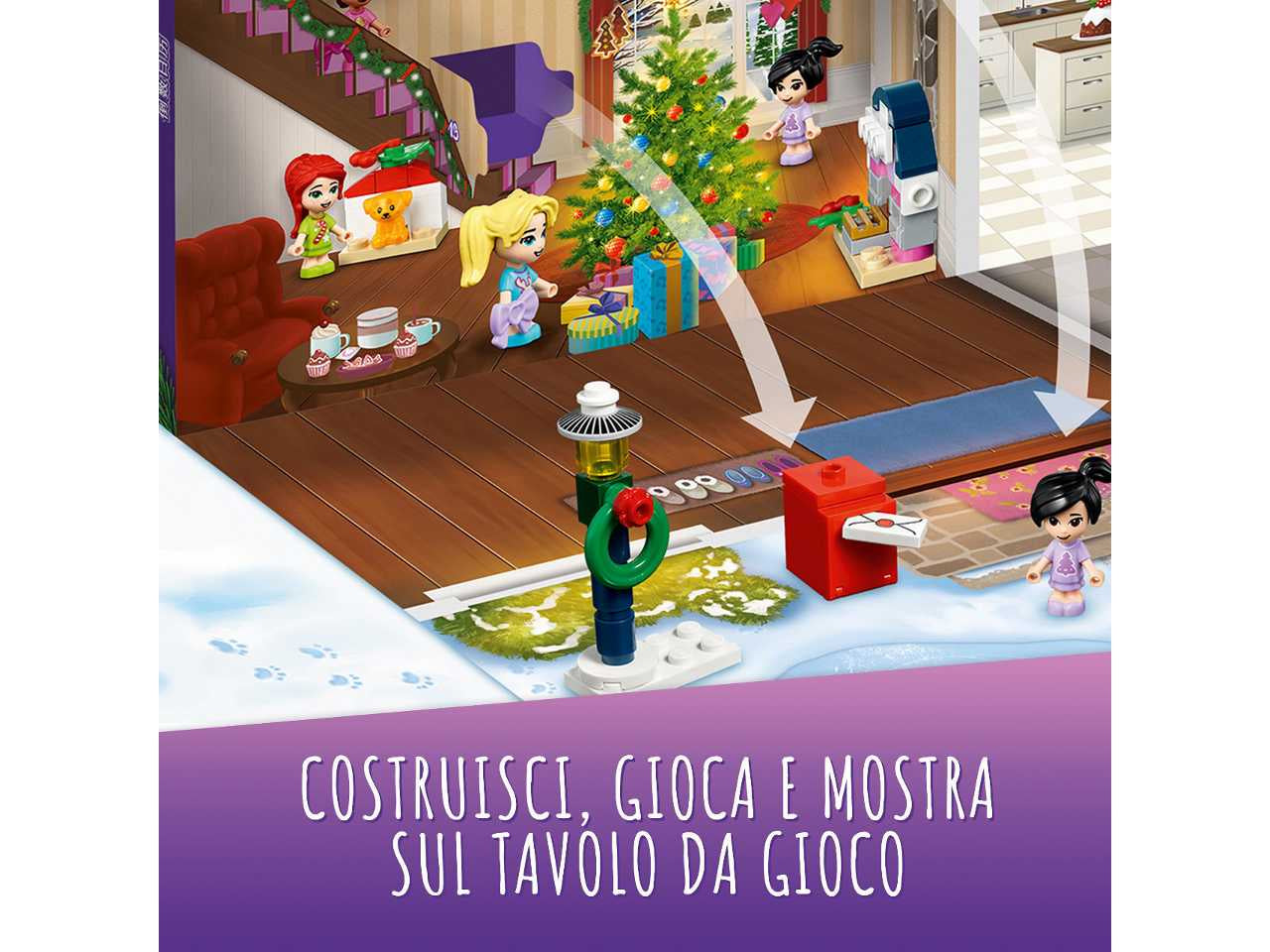 Lego friends calendario dell'avvento.