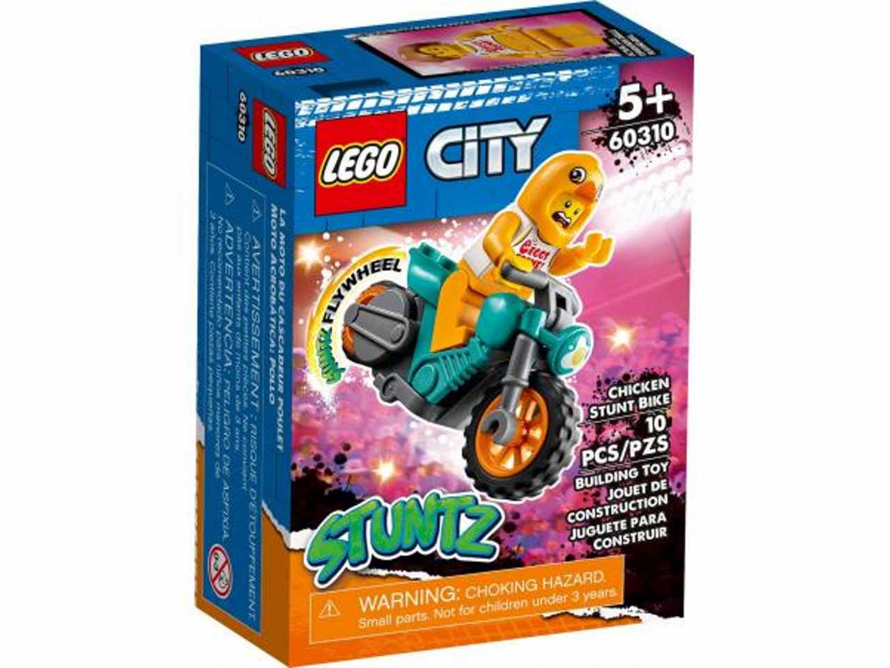 Lego city stunt bike della gallina60310