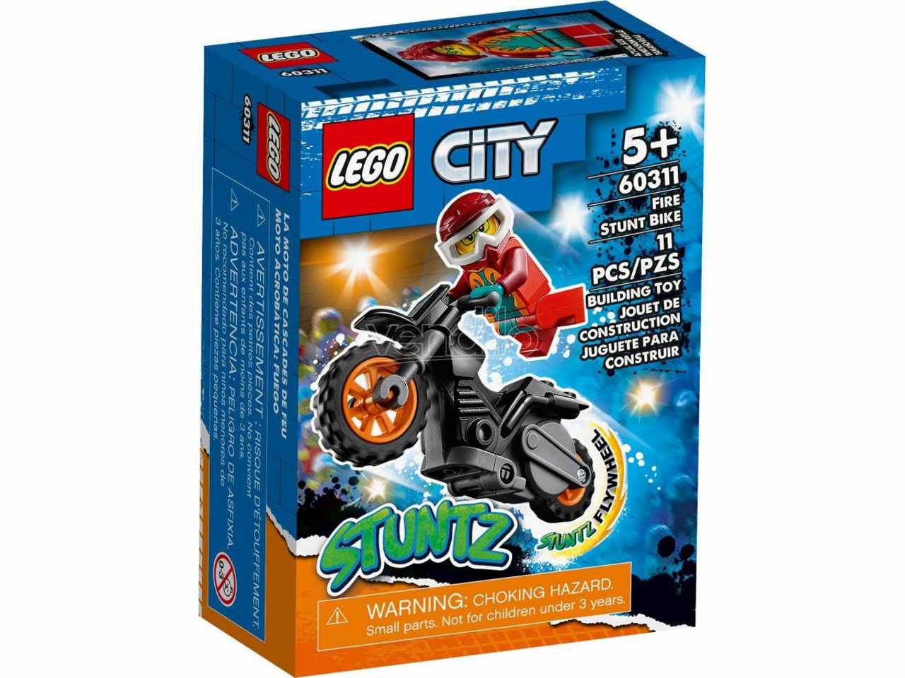 Lego city stunt bike antincendio 60311
