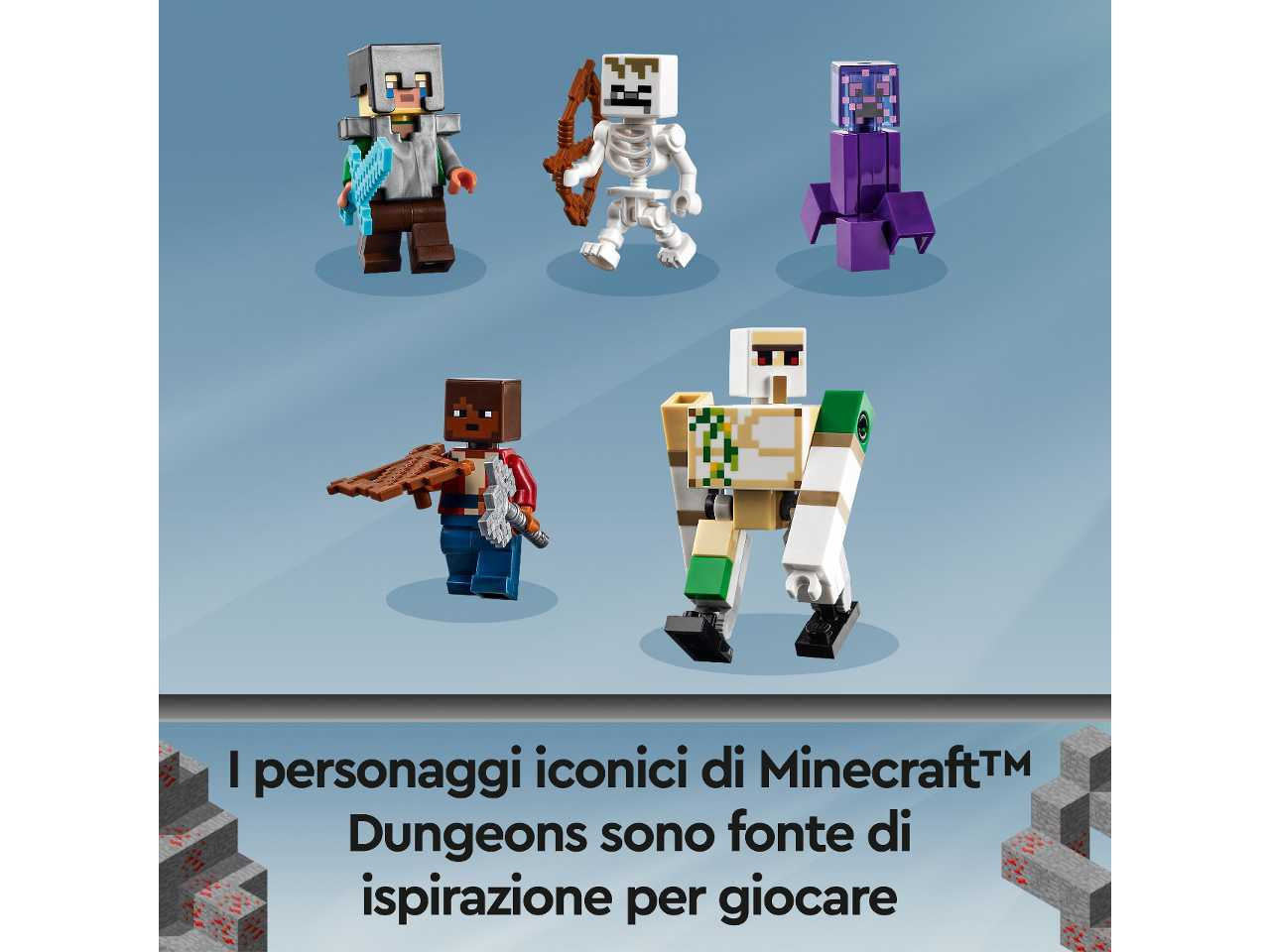 Lego minecraft l'abominio della giungla.