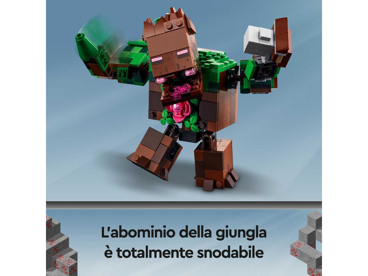 Lego minecraft l'abominio della giungla.